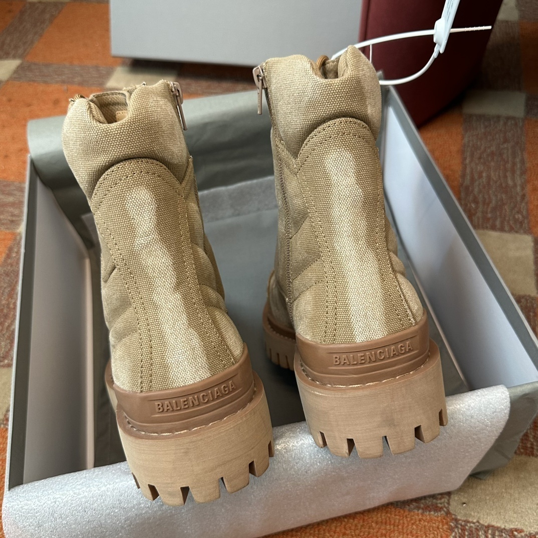 Balenciaga brown boots