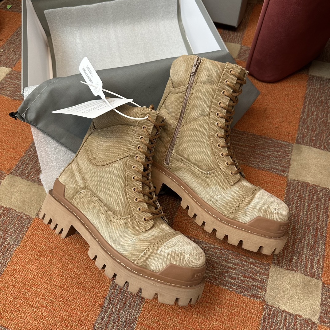 Balenciaga brown boots