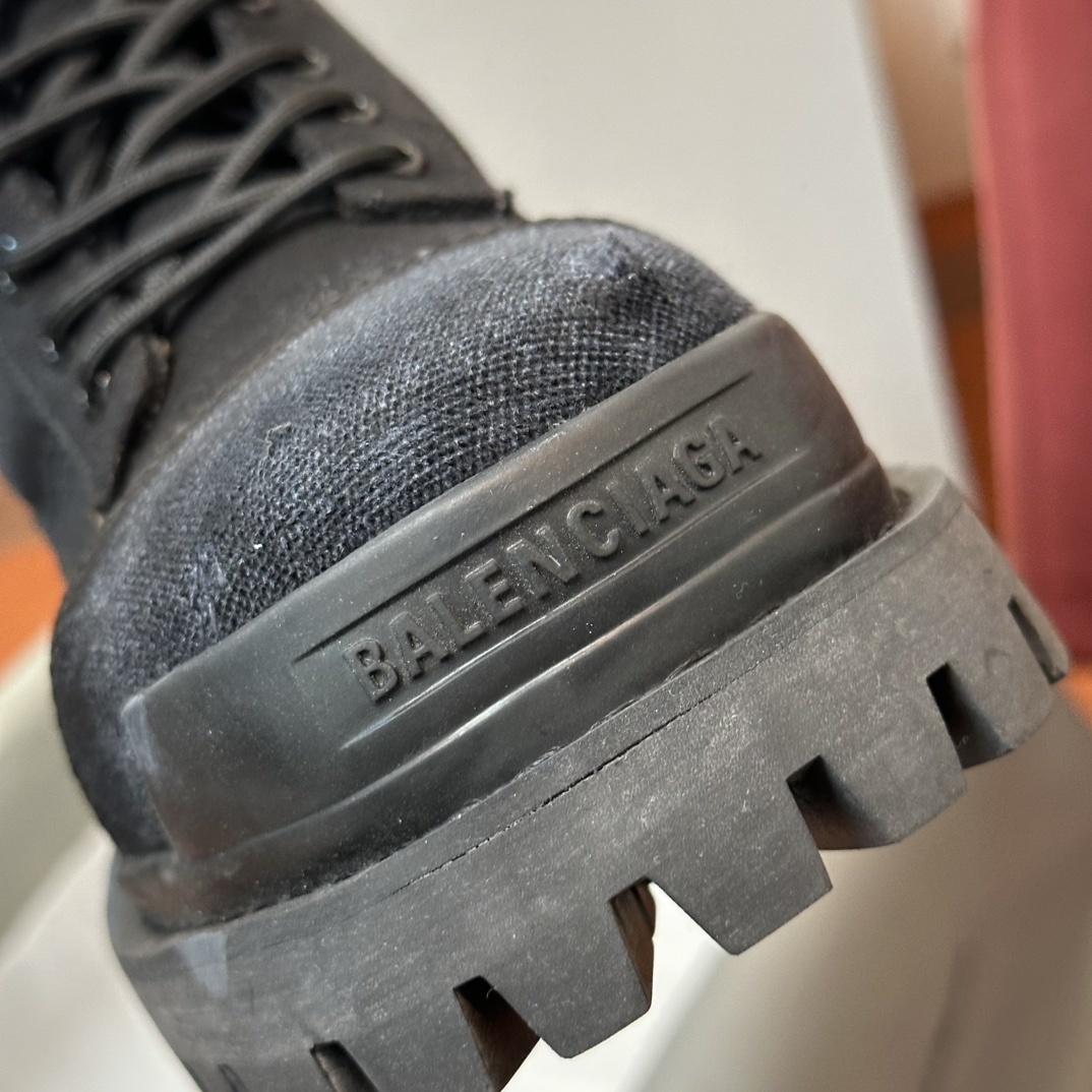 Balenciaga black boots