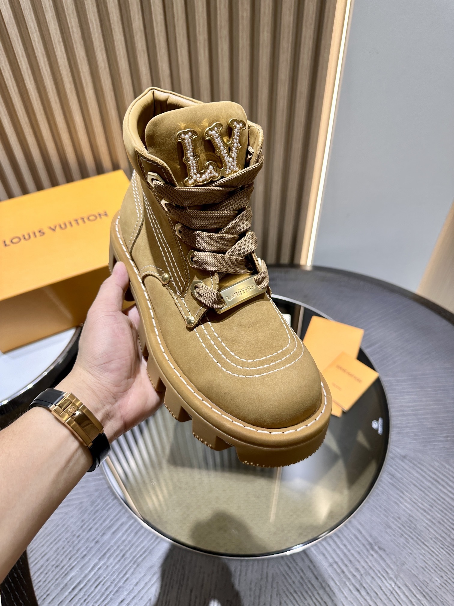 LV boots 10