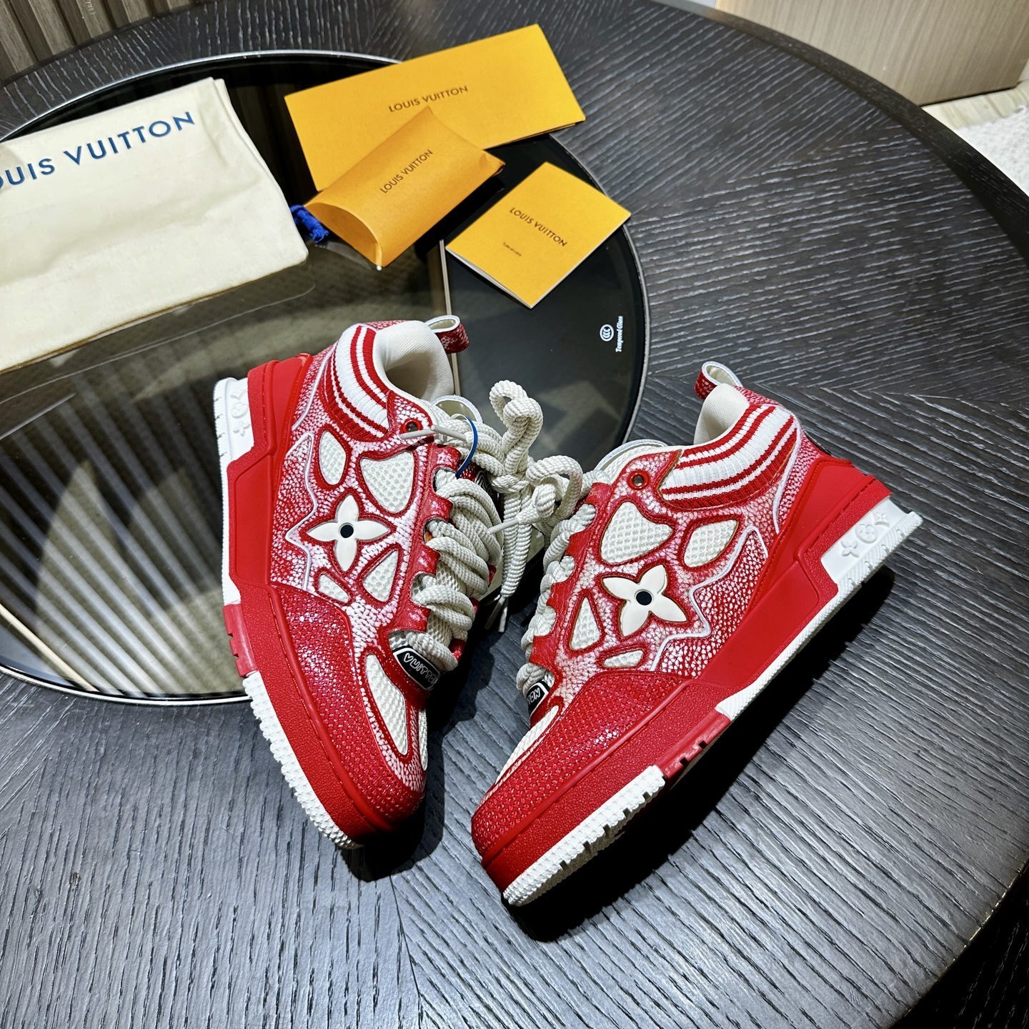 Louis Vuitton LV Skate red sneaker 02