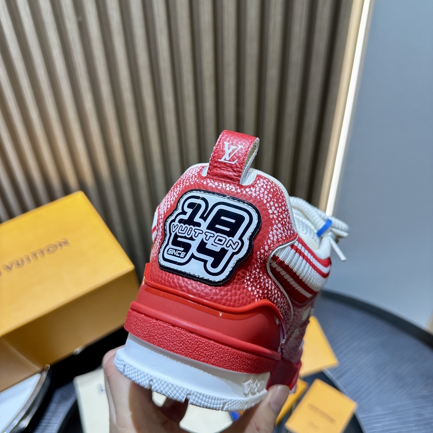 Louis Vuitton LV Skate red sneaker 02