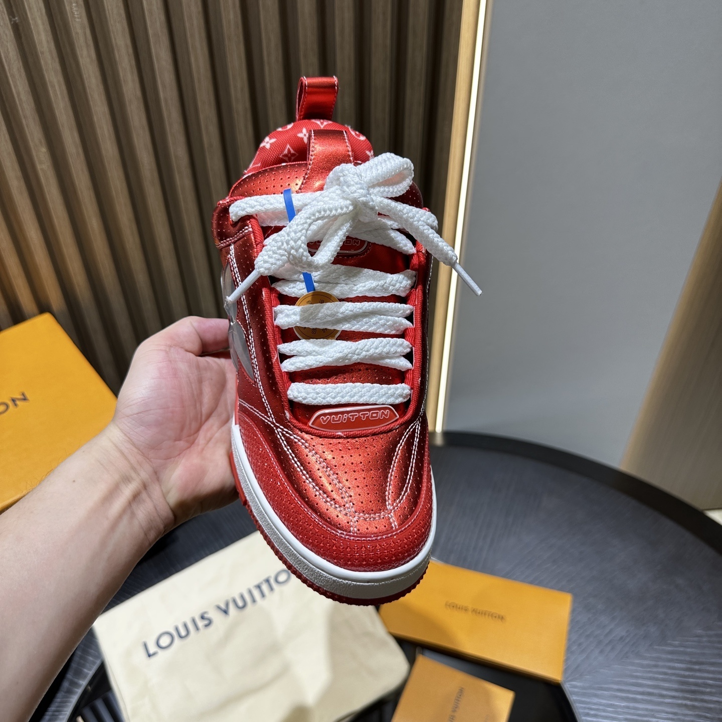 Louis Vuitton LV Skate red sneaker 07