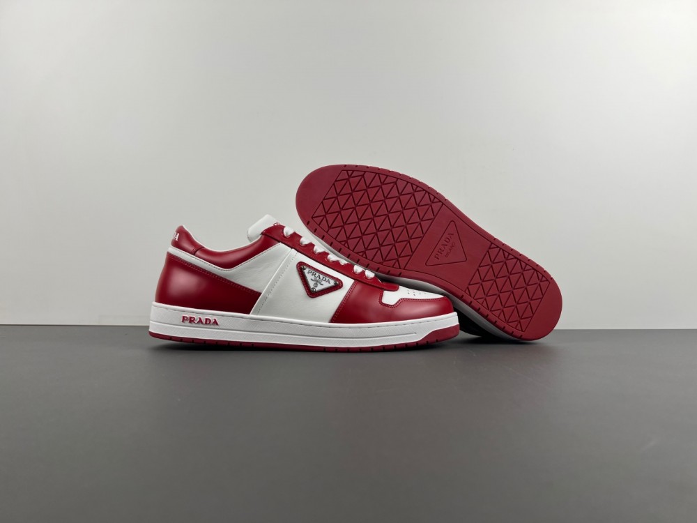 Prada sneaker white red
