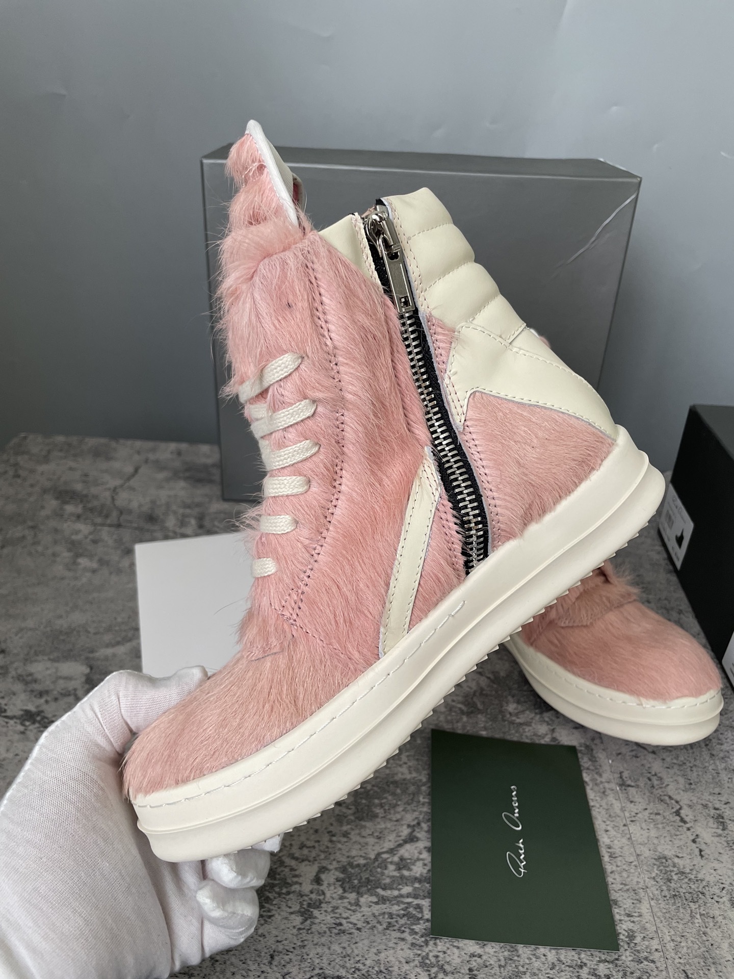 RICK OWENS 2025ss RO new pink sneakers 03