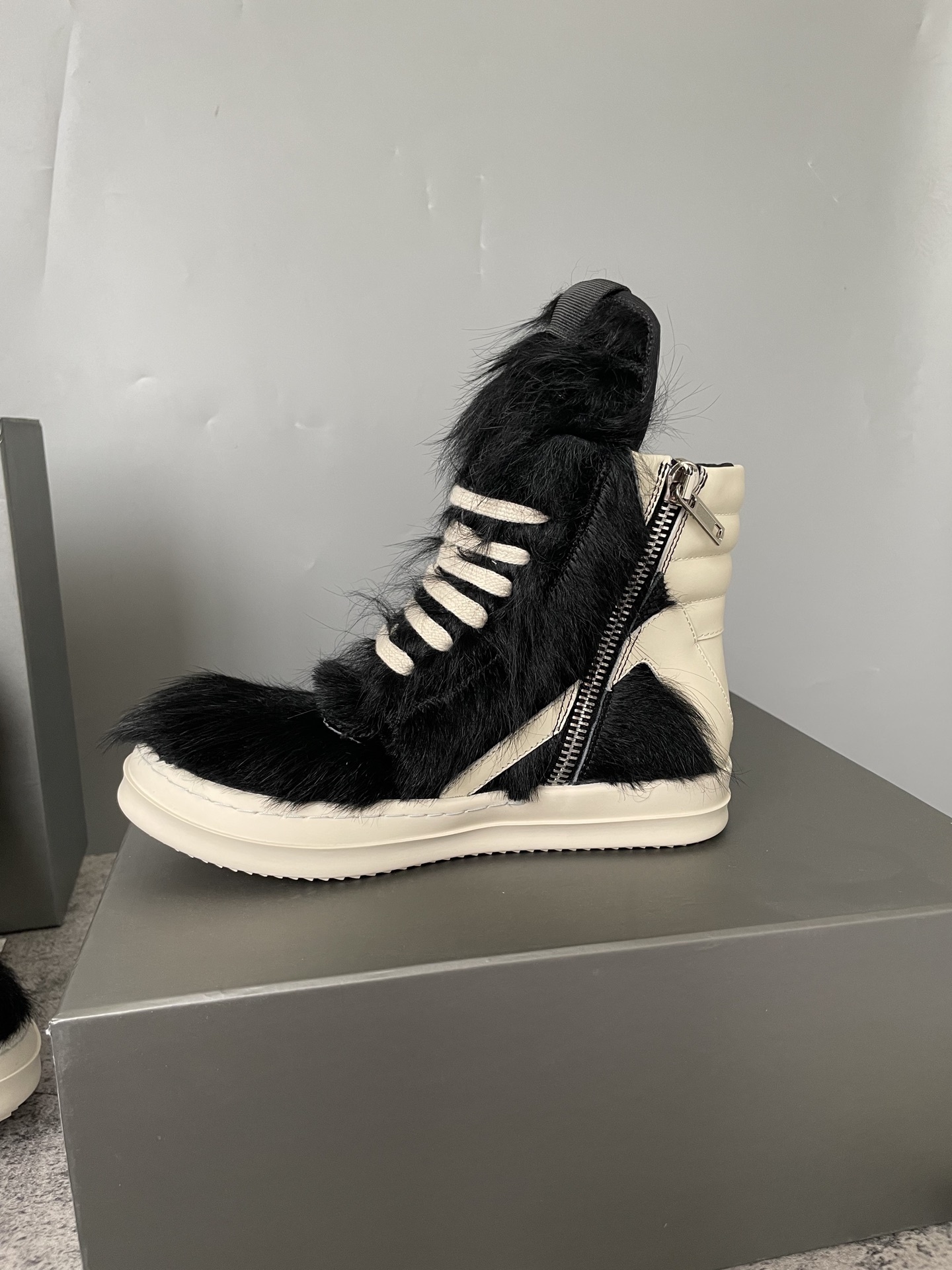 RICK OWENS 2025ss RO new black sneakers 05