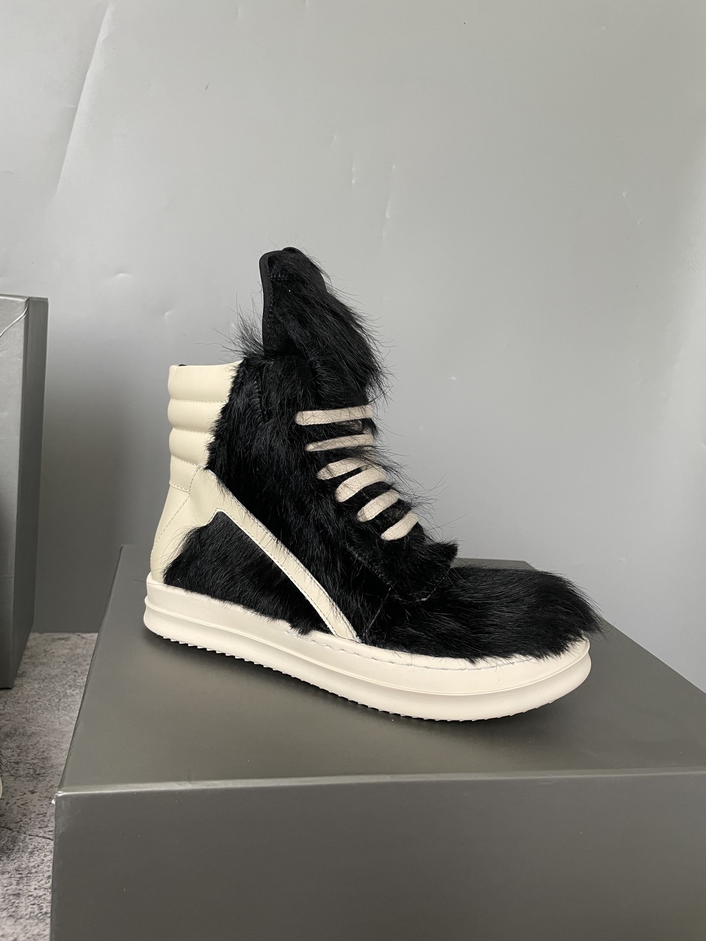 RICK OWENS 2025ss RO new black sneakers 05